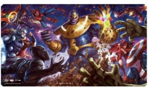 Marvel Card Playmat - Thanos -Spel Speelgoed Winkel playmat marvel thanos web
