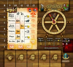 Tiny Epic Pirates: Player Mat Set -Spel Speelgoed Winkel playmat tiny epic pirates