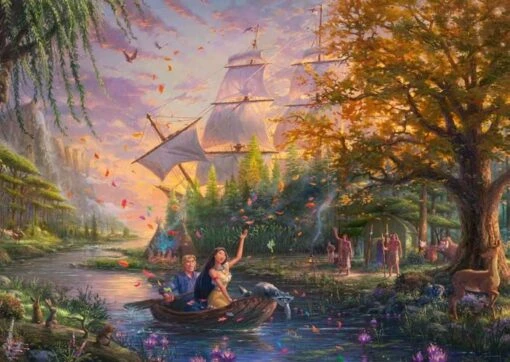 Pocahontas (1000) -Spel Speelgoed Winkel pocahontas puzzel 1000