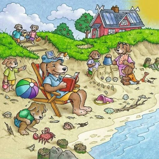 Duurzame Energie (3x 49) -Spel Speelgoed Winkel puzzel 1 strand