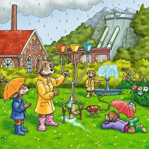 Duurzame Energie (3x 49) -Spel Speelgoed Winkel puzzel 2 water