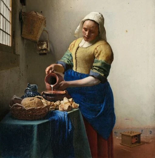 Johannes Vermeer - Het Melkmeisje (3000) -Spel Speelgoed Winkel puzzel melkmeisje 1 1