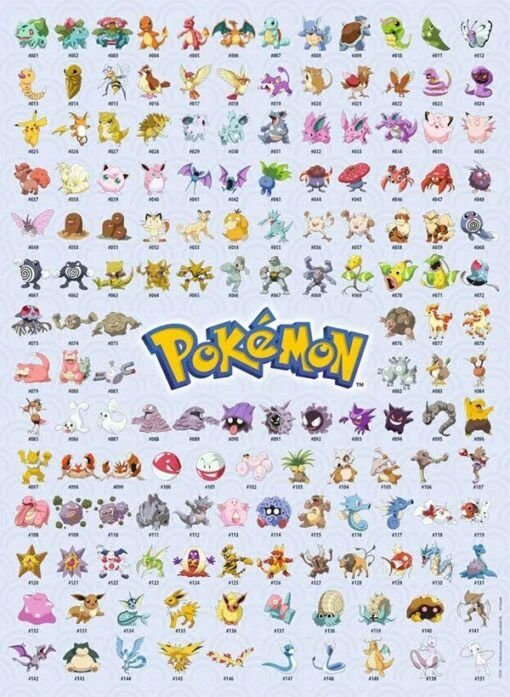 Pokémon (500) -Spel Speelgoed Winkel puzzel pok mon