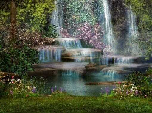 Magic Waterfall (2000) -Spel Speelgoed Winkel puzzel waterval 2000 stukjes