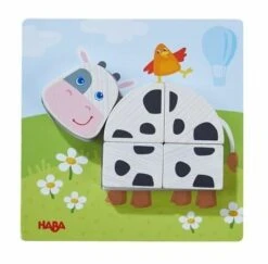 Ordeningsspel Boerderij -Spel Speelgoed Winkel puzzel koe