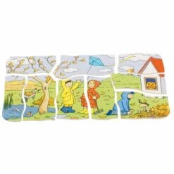 Lagenpuzzel 4 Seizoenen (36) -Spel Speelgoed Winkel puzzel over herfst