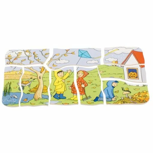 Lagenpuzzel 4 Seizoenen (36) -Spel Speelgoed Winkel puzzel over herfst