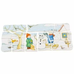 Lagenpuzzel 4 Seizoenen (36) -Spel Speelgoed Winkel puzzel over winter