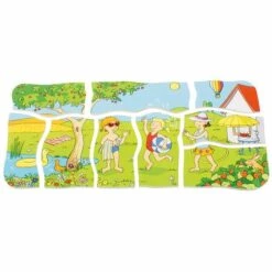Lagenpuzzel 4 Seizoenen (36) -Spel Speelgoed Winkel puzzel over zomer