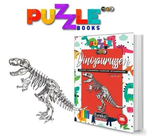 Puzzelboek Dinosaurussen -Spel Speelgoed Winkel puzzelboek dinosaurussen 1