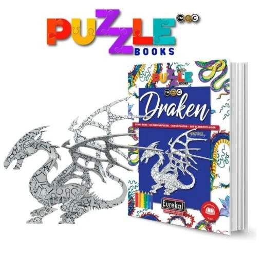Puzzelboek Draken -Spel Speelgoed Winkel puzzelboek draken