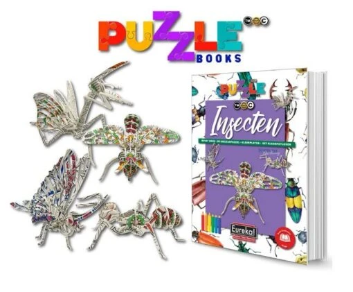 Puzzelboek Insecten -Spel Speelgoed Winkel puzzelboek insecten