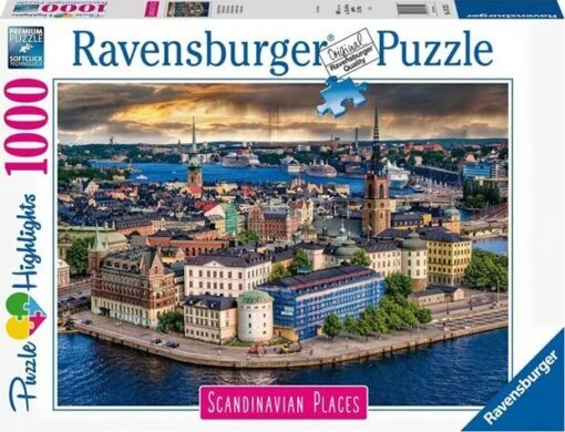 Scandinavische Plaatsen: Stockholm, Zweden (1000) -Spel Speelgoed Winkel puzzle stockholm zweden