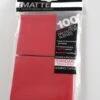 Deck Protector Sleeves Pro Matte (66x91mm) Red (100) -Spel Speelgoed Winkel rode sleeves mat