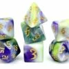 Role Playing Dice Siberian Iris (7 Dobbelstenen) -Spel Speelgoed Winkel role playing dice set siberian iris