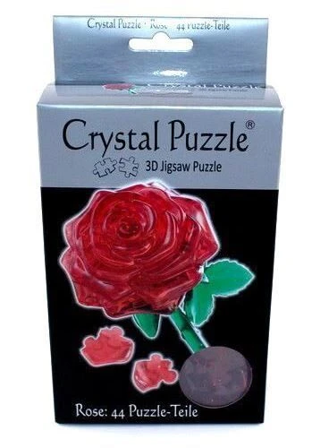 Crystal 3D Puzzle - Roos (44) 4 Crystal 3D Puzzle - Roos (44) - Afbeelding 2