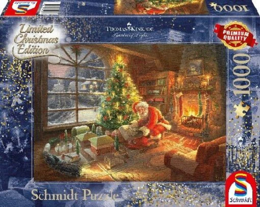 Santa Claus Is Here (1000) -Spel Speelgoed Winkel santa claus is here puzzle 1