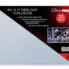 Side Load Toploader Card Sleeves (215,9 X 279,4 Mm) Clear (25) -Spel Speelgoed Winkel sideload toploader ultra pro web