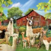 Lori Schory - Six Llamas (1000) -Spel Speelgoed Winkel six llamas web