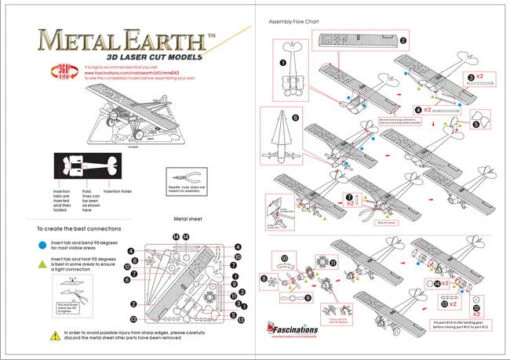 Metal Earth - Spirit Of Saint-Louis -Spel Speelgoed Winkel spirit of saint louis 2 web