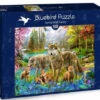 Spring Wolf Family (1500) -Spel Speelgoed Winkel spring wolf family web