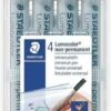 Uitwisbare Stiften Lumocolor S - 0,4 Mm (4 Stuks) -Spel Speelgoed Winkel staedtler lumocolo non permanent s 0 4mm