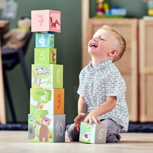 Stapelblokken Bosvrienden -Spel Speelgoed Winkel stapelblokken bosvrienden 5