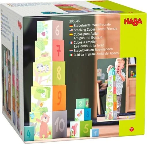 Stapelblokken Bosvrienden -Spel Speelgoed Winkel stapelblokken bosvrienden