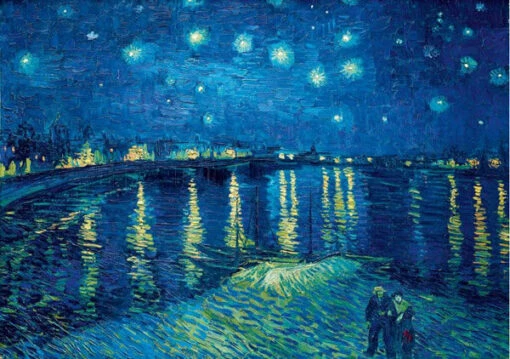 Vincent Van Gogh - Starry Night Over The Rhône, 1888 (1000) -Spel Speelgoed Winkel starry night vincent van gogh web