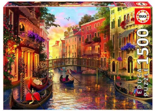 Zonsondergang In Venetië (1500) -Spel Speelgoed Winkel sunset at venice web