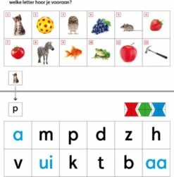 Mini Loco Boekje: Ik Leer Alle Letters (4-7 Jaar) -Spel Speelgoed Winkel taalspel 4 7 jaar