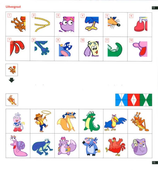 Mini Loco Boekje: Samen Spelen Met Dora (4-6 Jaar) -Spel Speelgoed Winkel thu75024 1