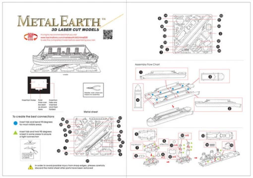 Metal Earth - Titanic -Spel Speelgoed Winkel titanic1 web