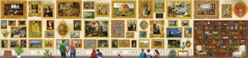 Reis Rond Kunst (54000) -Spel Speelgoed Winkel travel around art puzzle 54000 1