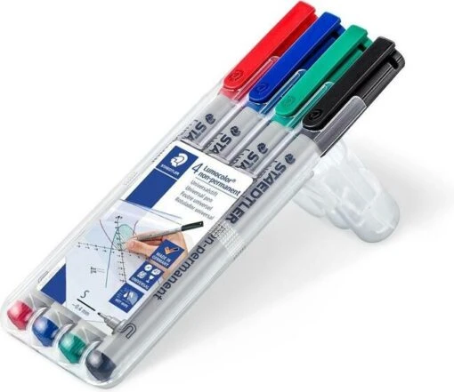 Uitwisbare Stiften Lumocolor S - 0,4 Mm (4 Stuks) -Spel Speelgoed Winkel uitwisbare pen fijne punt