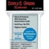 Mini American Board Game Sleeves (41x63mm) Clear (50) -Spel Speelgoed Winkel ulp01705