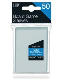 Mini American Board Game Sleeves (41x63mm) Clear (50) -Spel Speelgoed Winkel ultra pro mini american sleeves 41x63mm