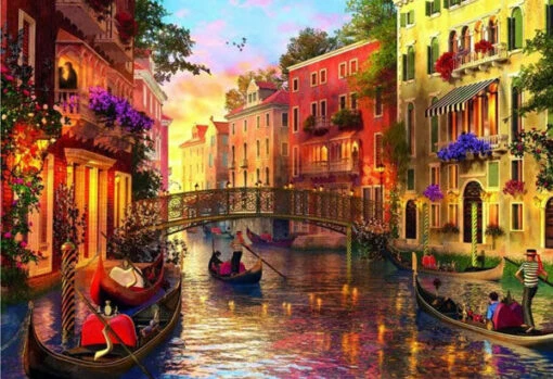 Zonsondergang In Venetië (1500) -Spel Speelgoed Winkel veneti web