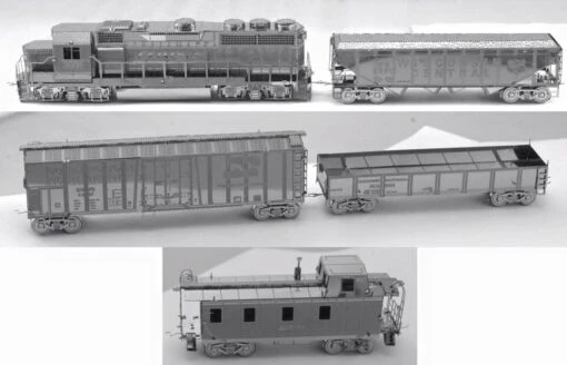 Metal Earth - Freight Train Gift Box Set -Spel Speelgoed Winkel verschillende wagons freight train metal earth