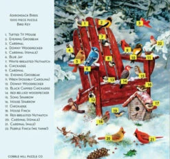 Adirondack Birds (1000) -Spel Speelgoed Winkel vogelsoorten op puzzle adirondack birds puzzle