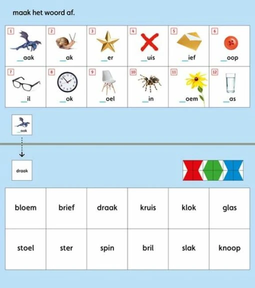 Mini Loco Boekje: Oefenen Met Spelling (5-7 Jaar) -Spel Speelgoed Winkel voorbeeld mini loco spelling