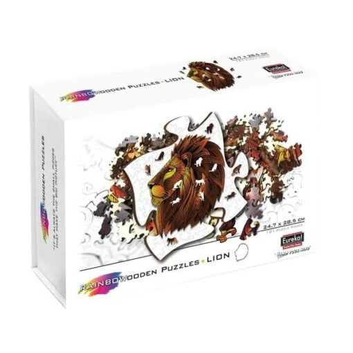 Houten Puzzel Leeuw (121) -Spel Speelgoed Winkel vormpuzzel leeuw