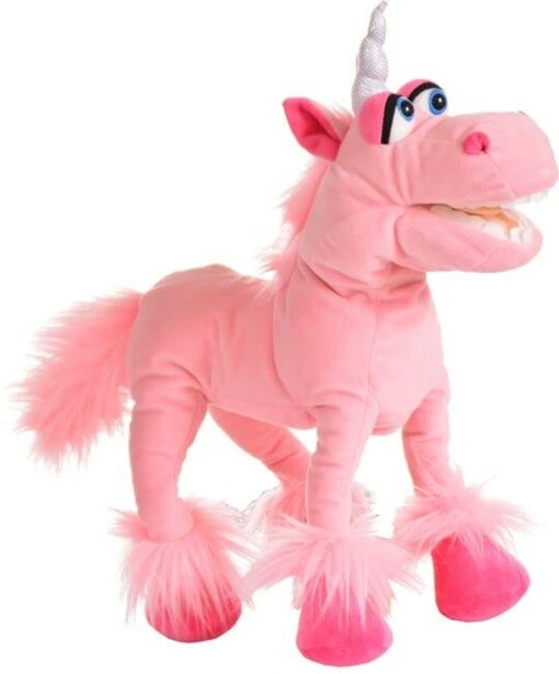 Roze Eenhoorn -Spel Speelgoed Winkel w839 handpop eenhoorn
