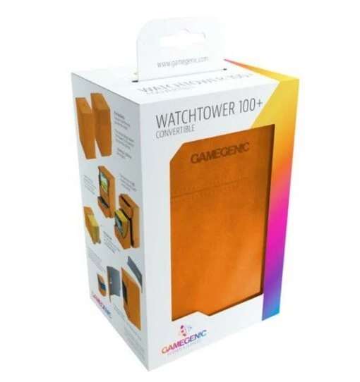 Deckbox Watchtower 100+ Convertible Orange -Spel Speelgoed Winkel watchtower 100 convertible orange