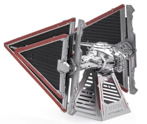 Metal Earth - Star Wars Sith Tie Fighter -Spel Speelgoed Winkel zijkant tie fighter sith web
