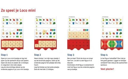 Mini Loco Pakket: Ik Ga Naar De Kleuterklas (4-6 Jaar) -Spel Speelgoed Winkel zo speel je mini loco 1