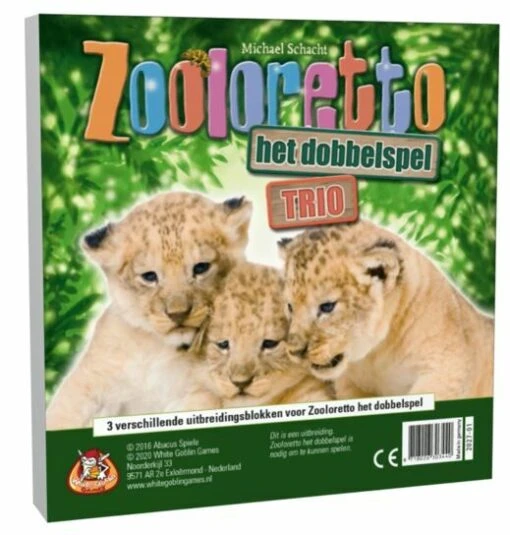 Zooloretto: Het Dobbelspel Trio (variatie Scorebloks) -Spel Speelgoed Winkel zooloretto het dobbelspel trio