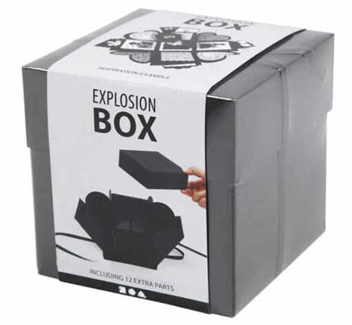 Explosion Box (zwart) -Spel Speelgoed Winkel zwarte explosion box web